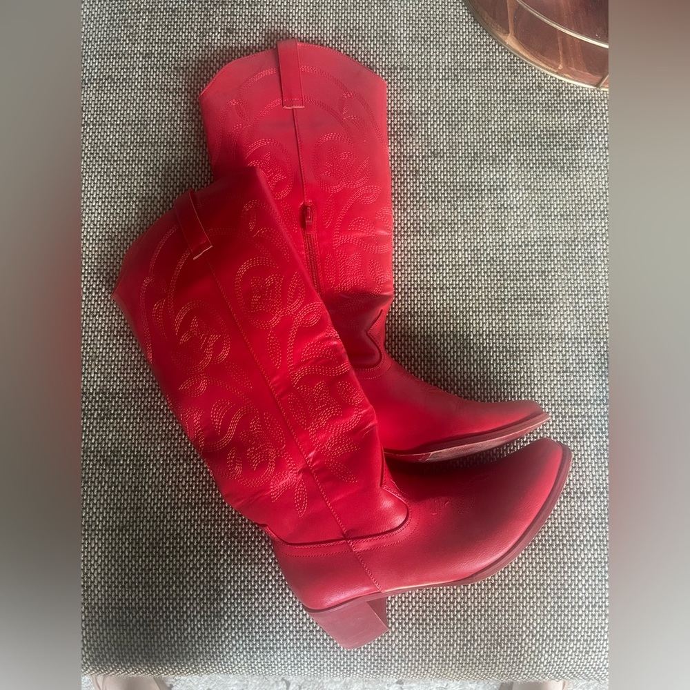 Red Cowboy Boots